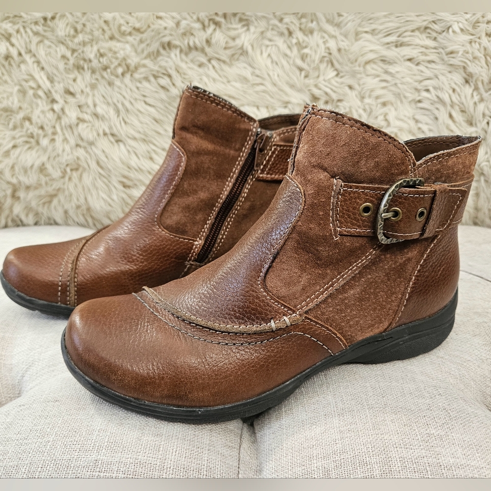 Earth Origins Brown Ankle Boots